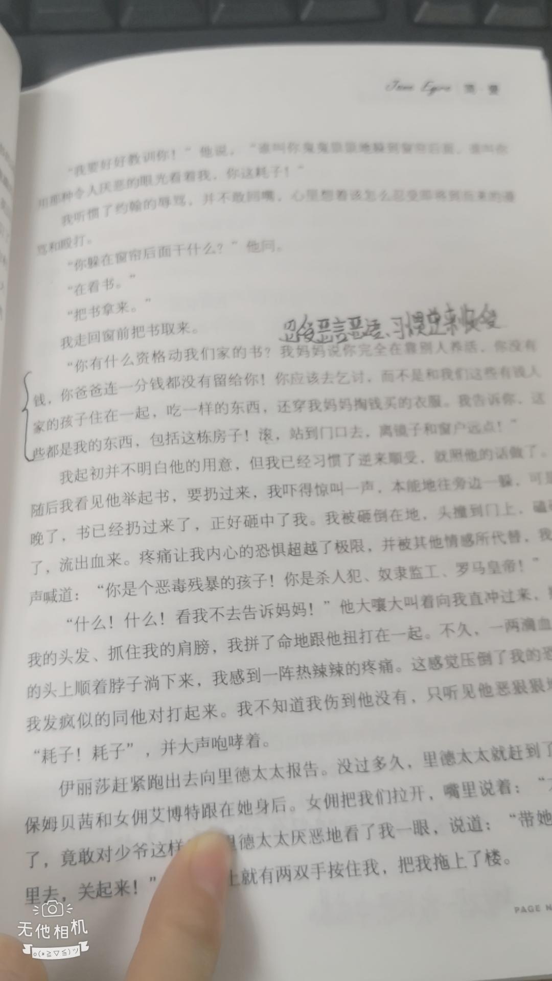 简爱读书笔记，领略世界名著的文采