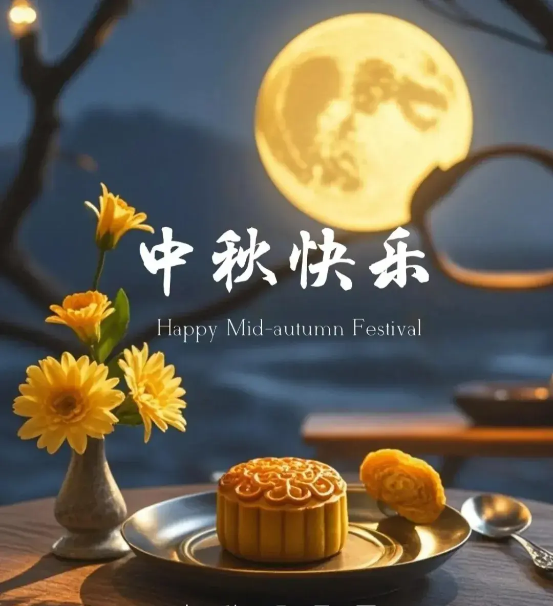 中秋祝福的佳句20句，月圆人团圆，幸福满满